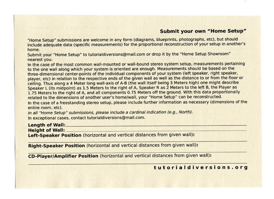 Home Setup Submission